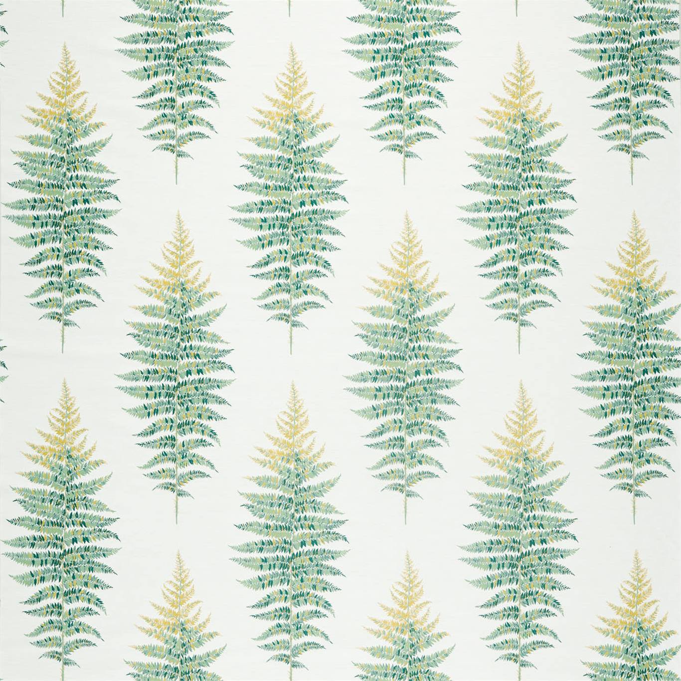 Fernery Weave Botanical Green Fabric by Sanderson