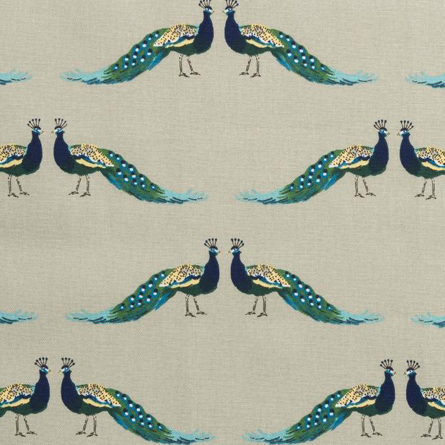 Peacocks Fabric by Sophie Allport