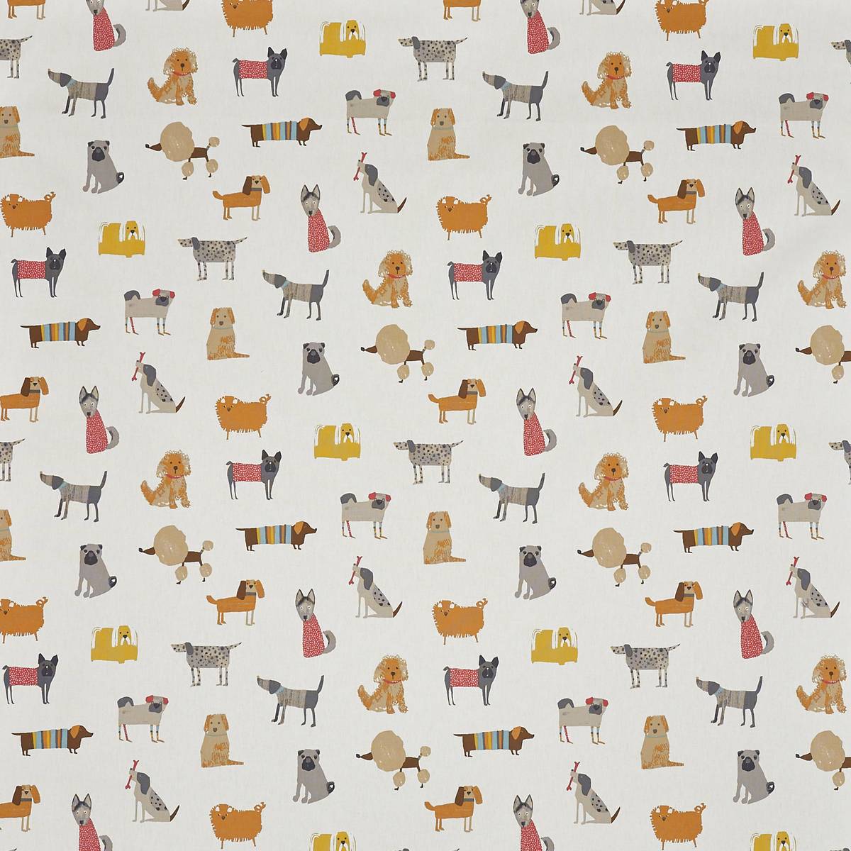 Woof Butterscotch Fabric by Prestigious Textiles