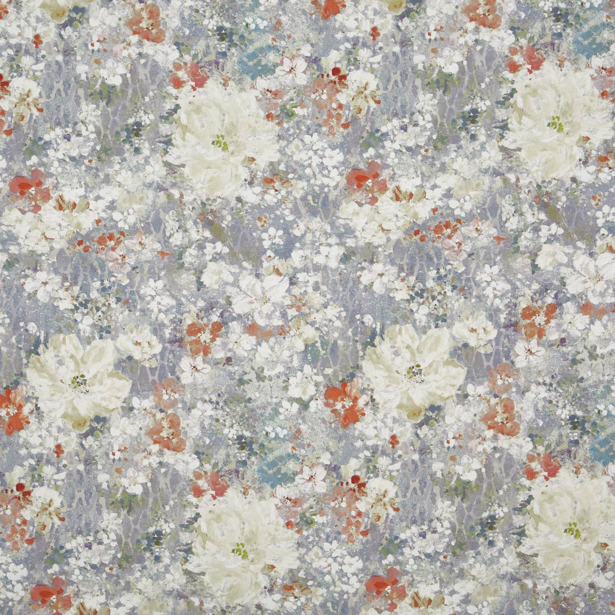 Giverny Lupin Fabric by Prestigious Textiles