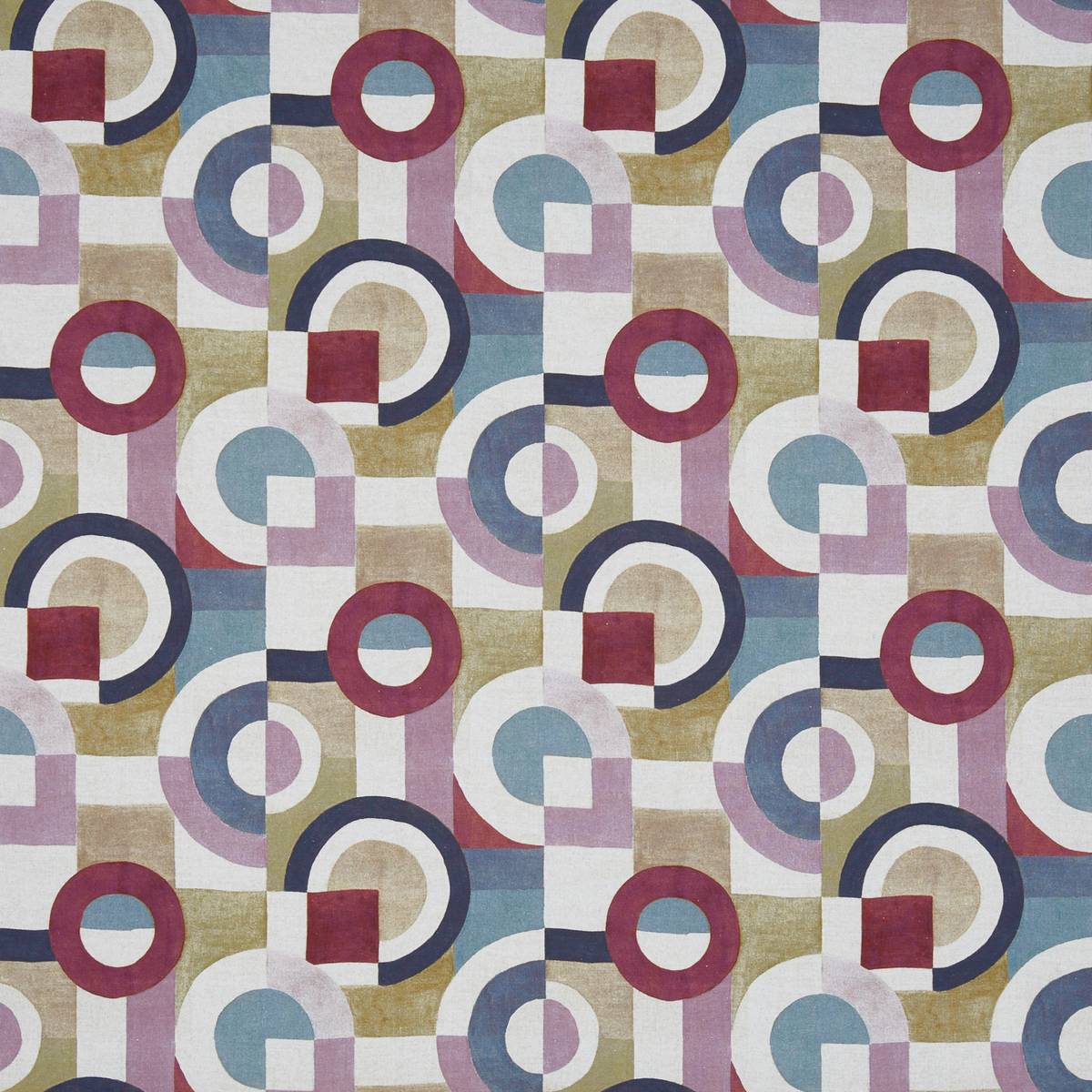 Puzzle Marshmallow Fabric by Prestigious Textiles