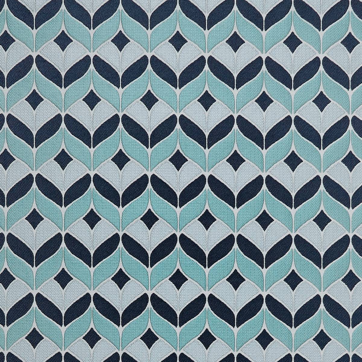 Illion Aqua Fabric by Ashley Wilde