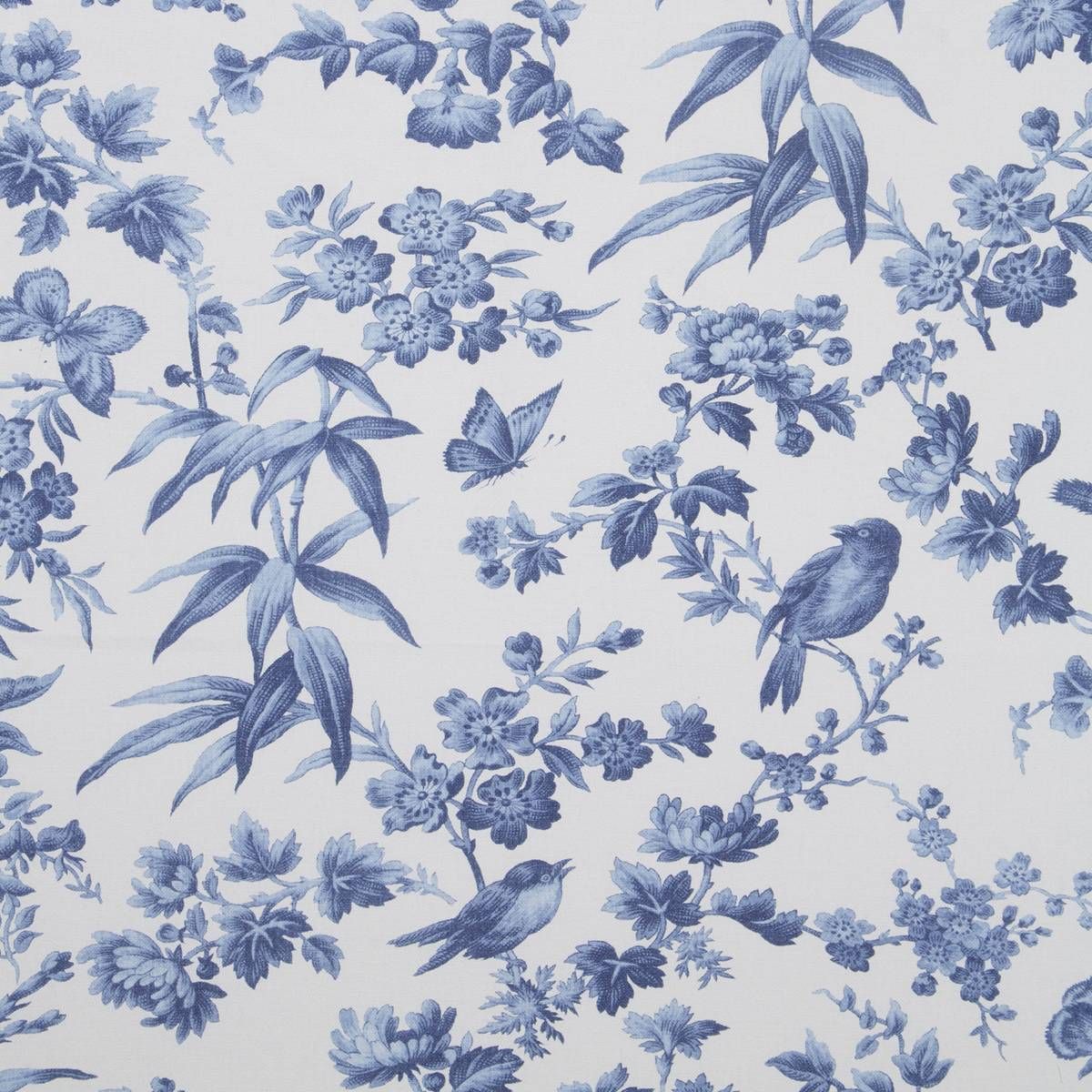 Amelia Blue Fabric by Clarke & Clarke