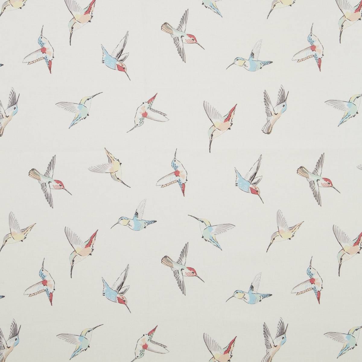 Hummingbird Ivory Fabric by Clarke & Clarke