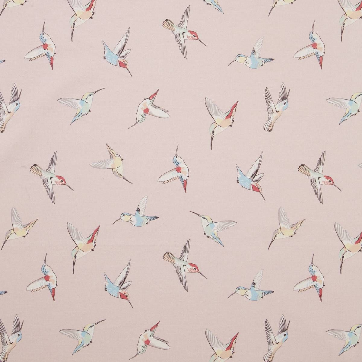 Hummingbird Pink Fabric by Clarke & Clarke