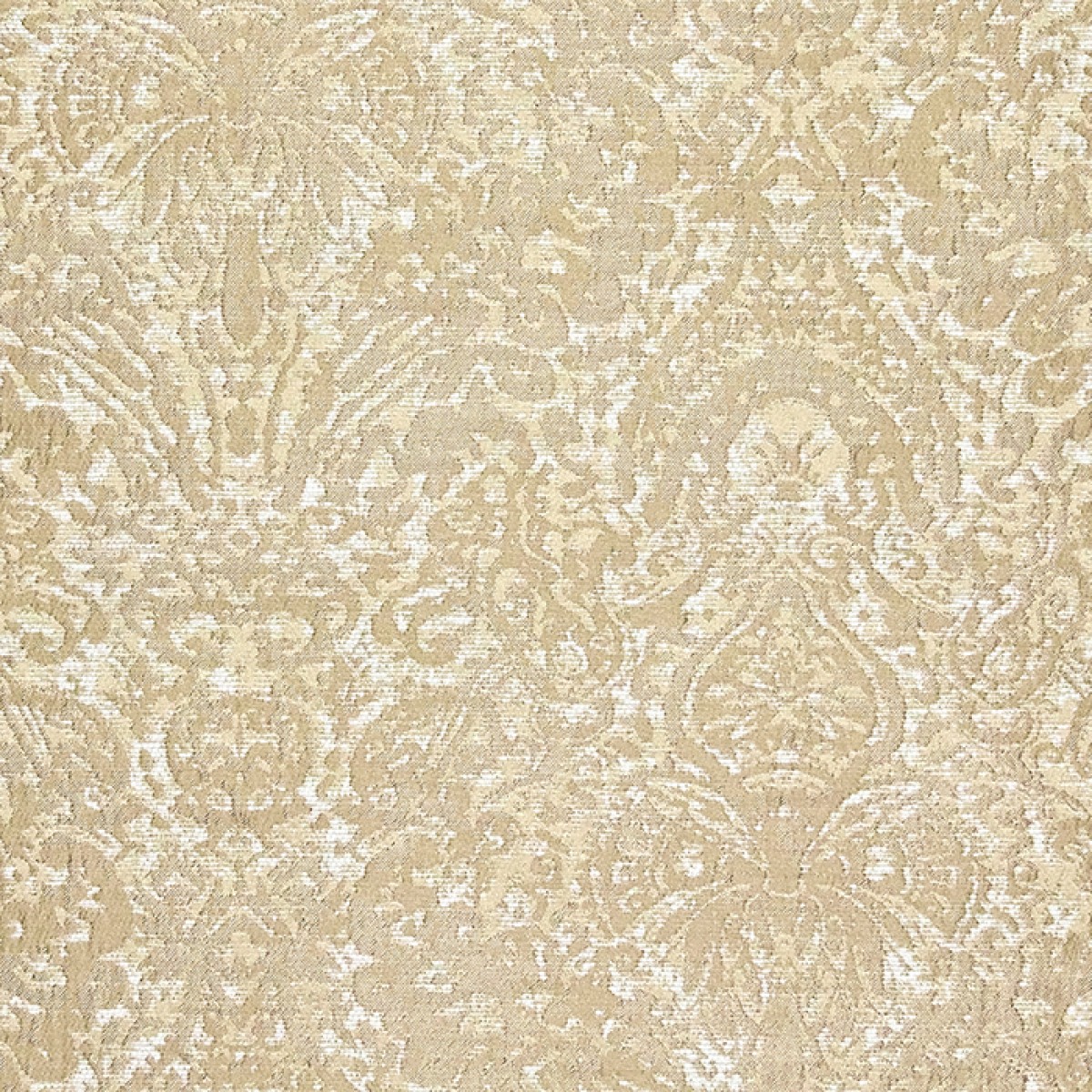Manhattan White Gold Fabric by Jim Dickens