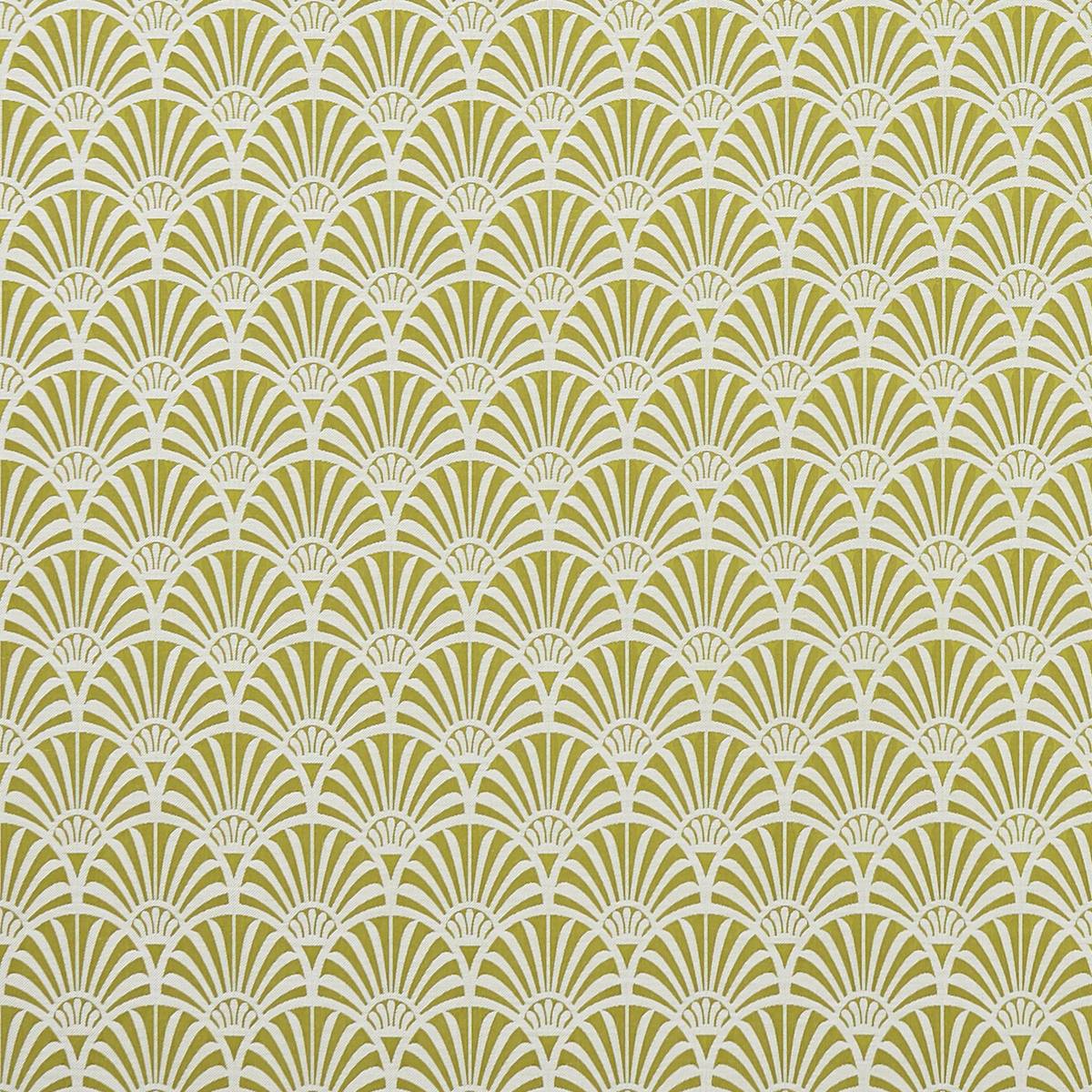 Zellige Chartreuse Fabric by Clarke & Clarke