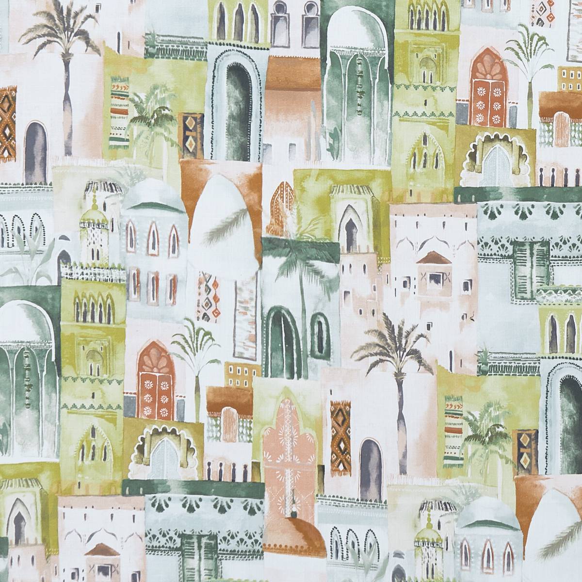 Marrakech Apple Fabric by Clarke & Clarke