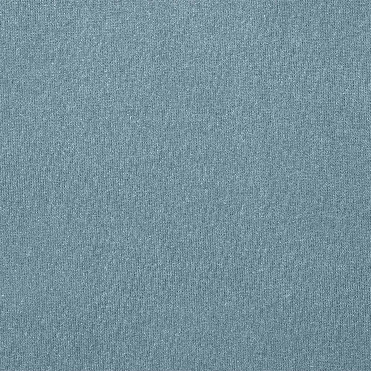 Plush Velvet Cornflower Blue Fabric by Harlequin