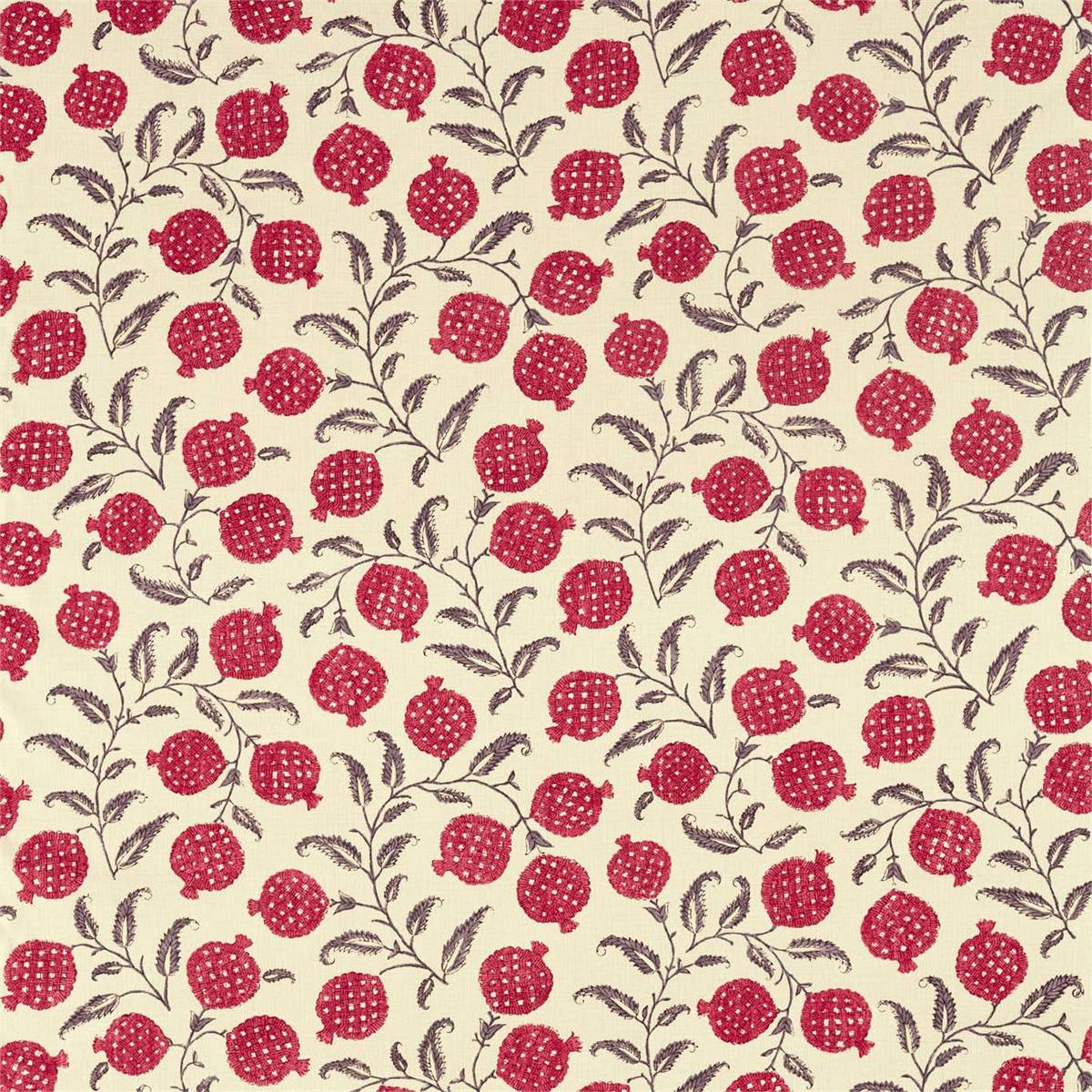 Anaar Tyrian Cherry Fabric by Sanderson