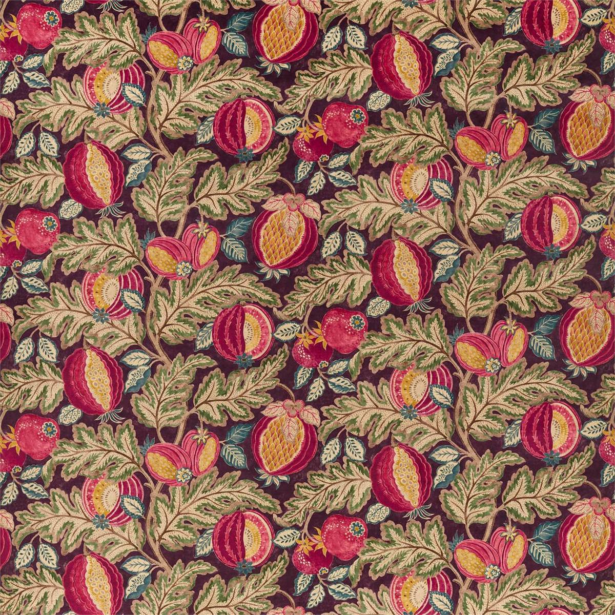 Cantaloupe Cherry/Alabaster Fabric by Sanderson