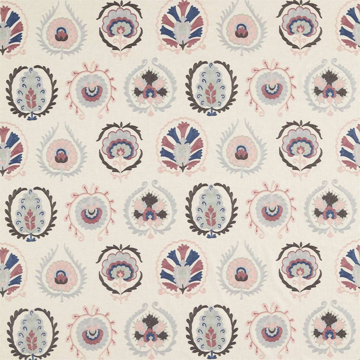 Daula Blush/Dove Fabric by Sanderson
