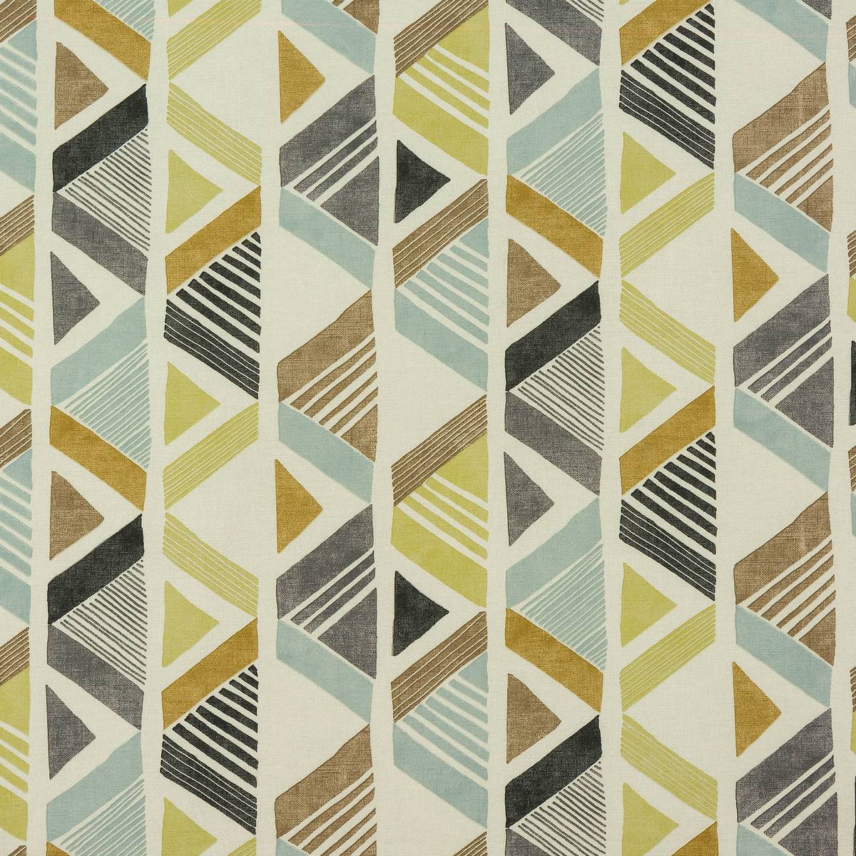 Maurice Ochre Fabric by Fryetts