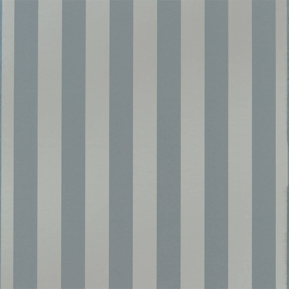 Empathy Stripe Steel Blue and Soft Grey Fabric by Harlequin
