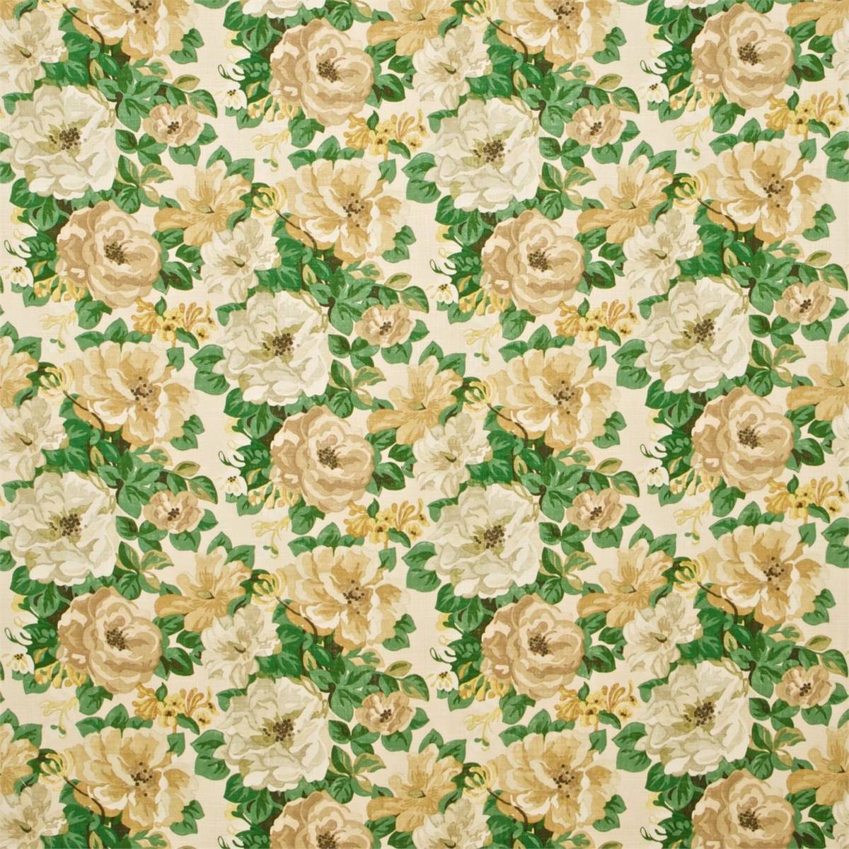 Midsummer Rose Forest Fabric by Sanderson