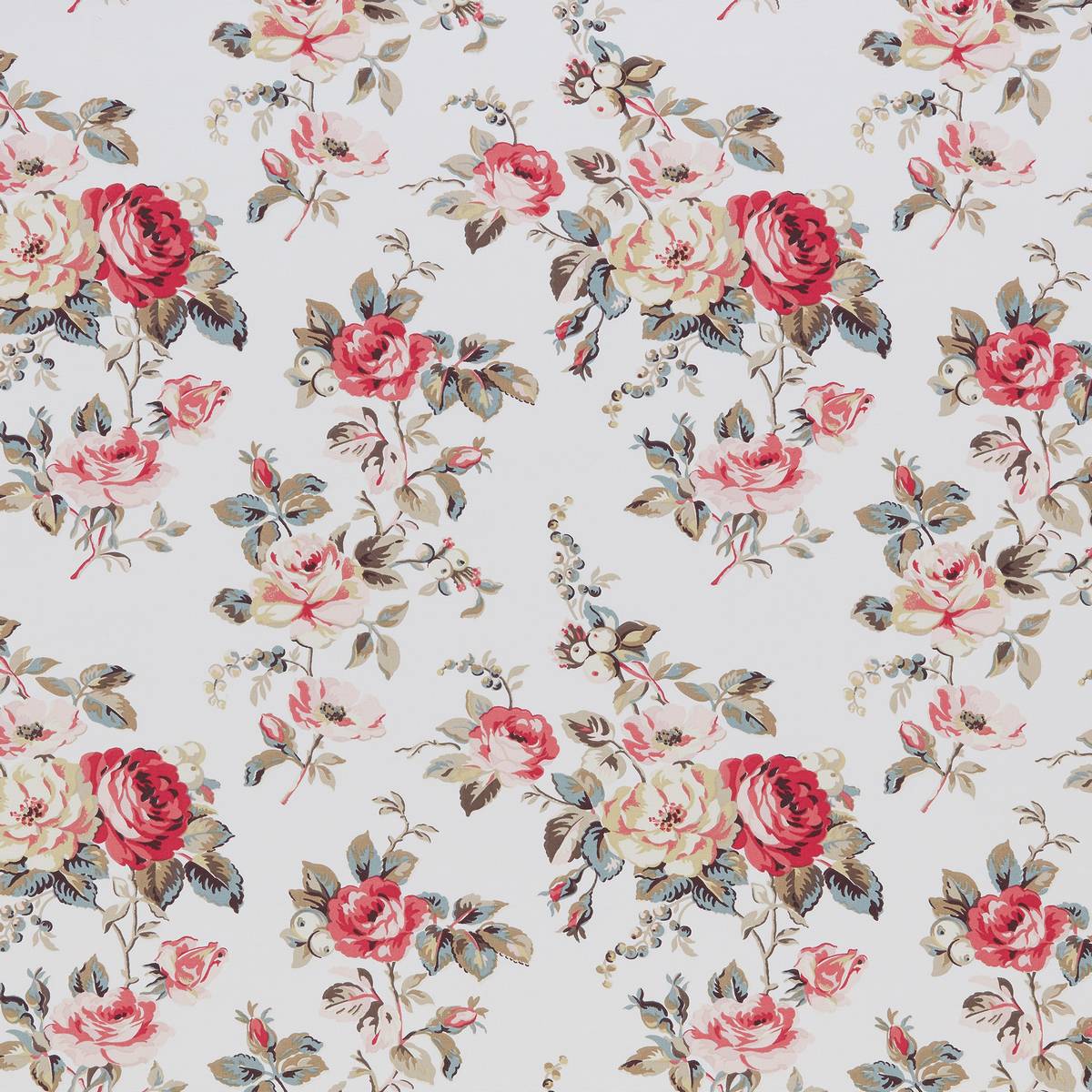Garden Rose Multi Fabric by Cath Kidston