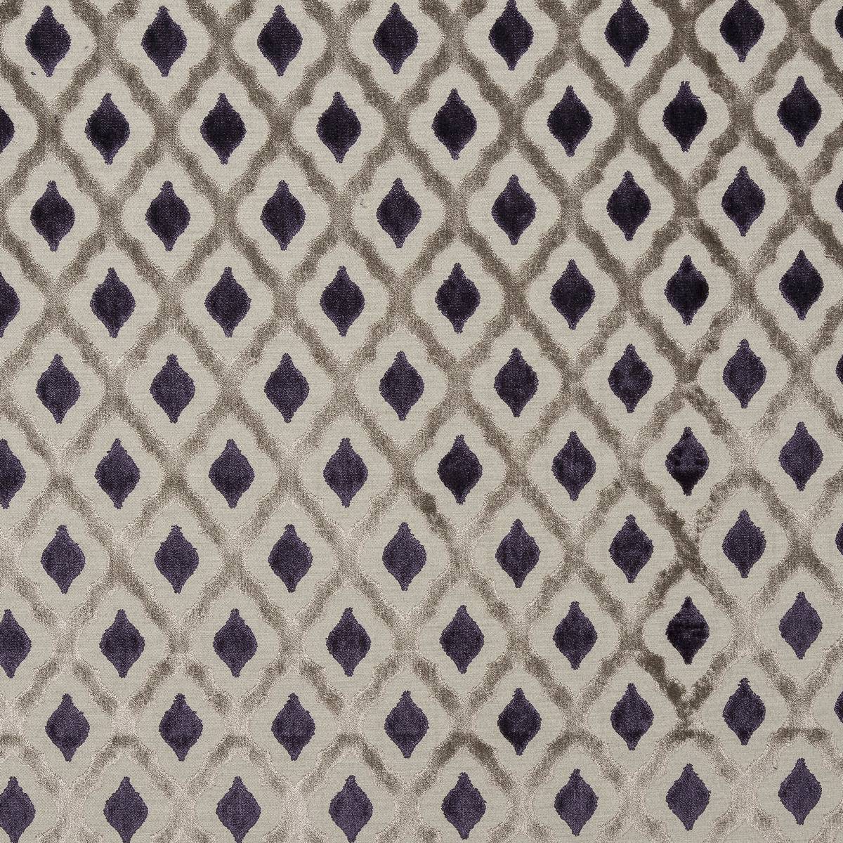 Assisi Aubergine Fabric by Porter & Stone