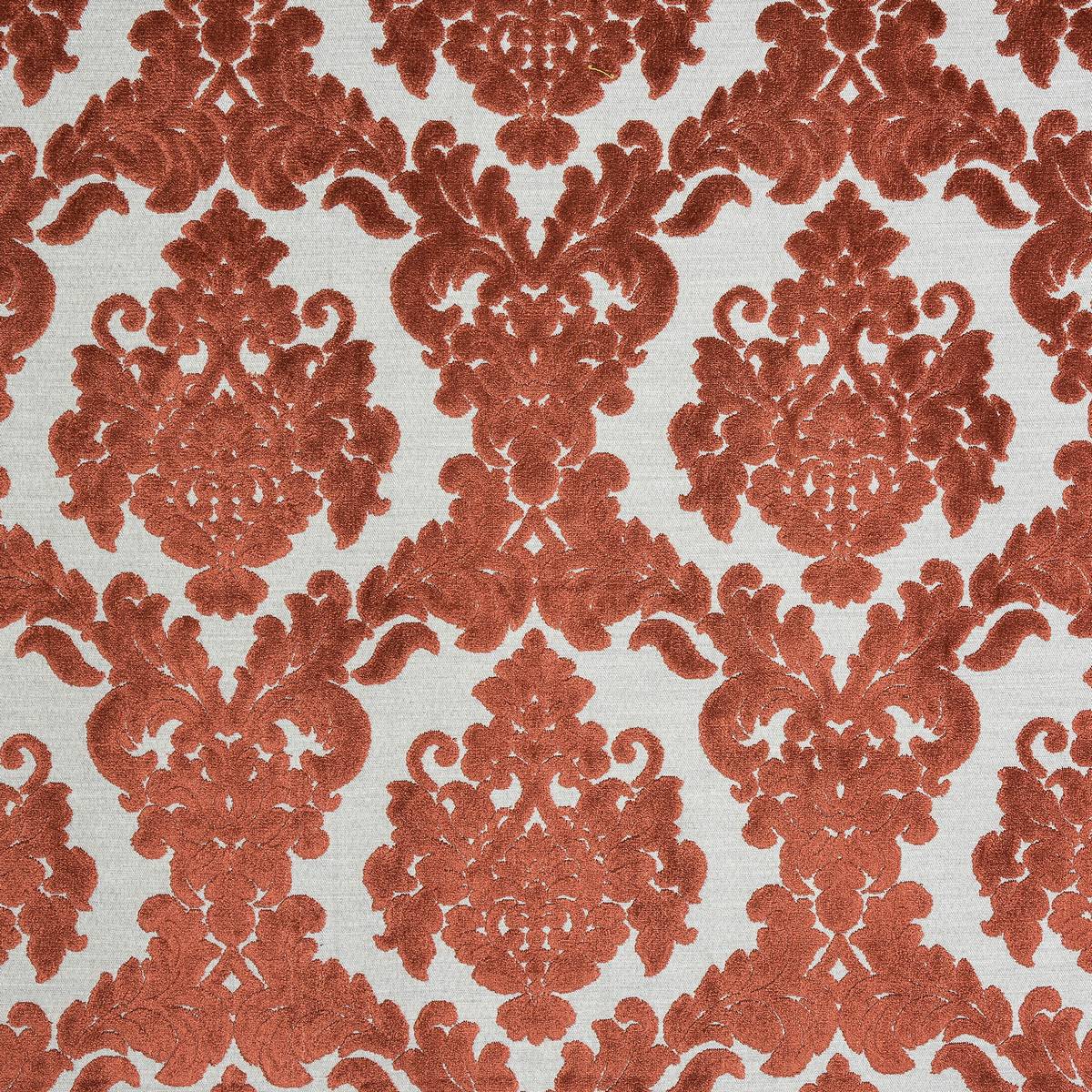 Tuscania Burnt Orange Fabric by Porter & Stone