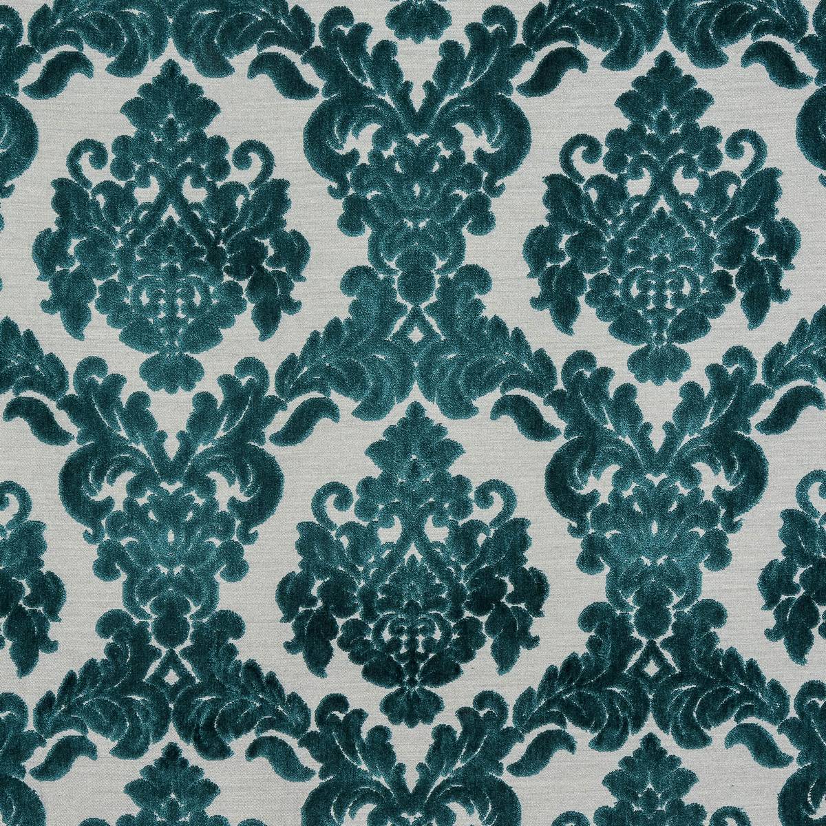 Tuscania Teal Fabric by Porter & Stone