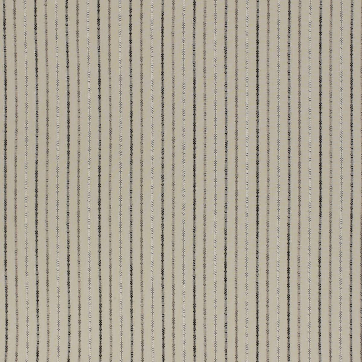 Maya Stripe Charcoal Fabric by Porter & Stone