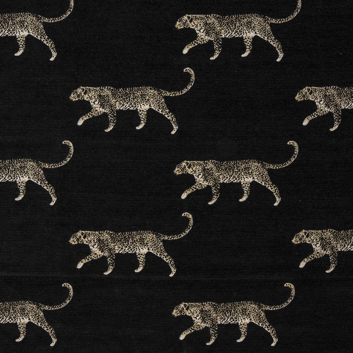 Leopard Noir Fabric by Porter & Stone
