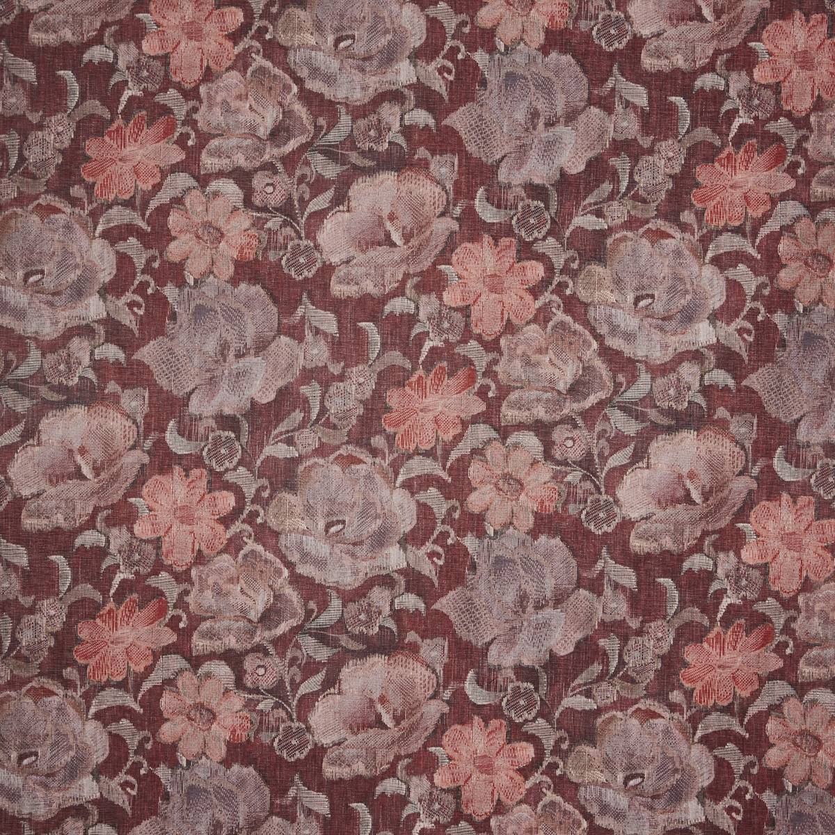 Labyrinth Ruby Fabric by Prestigious Textiles