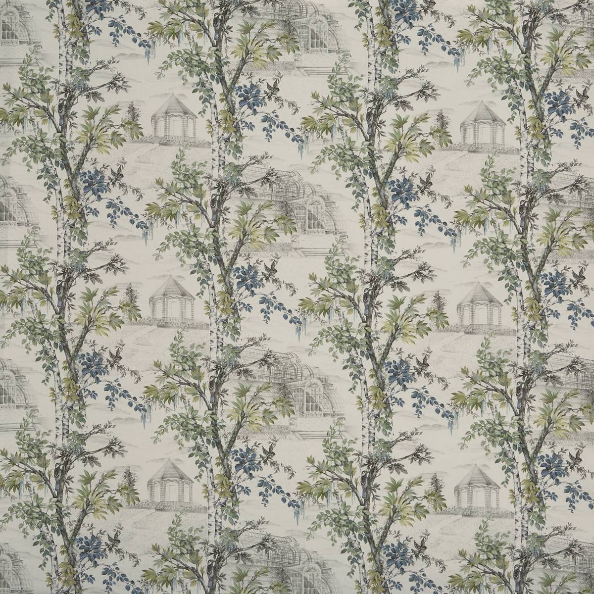 Arboretum Lemon Grass Fabric by Prestigious Textiles