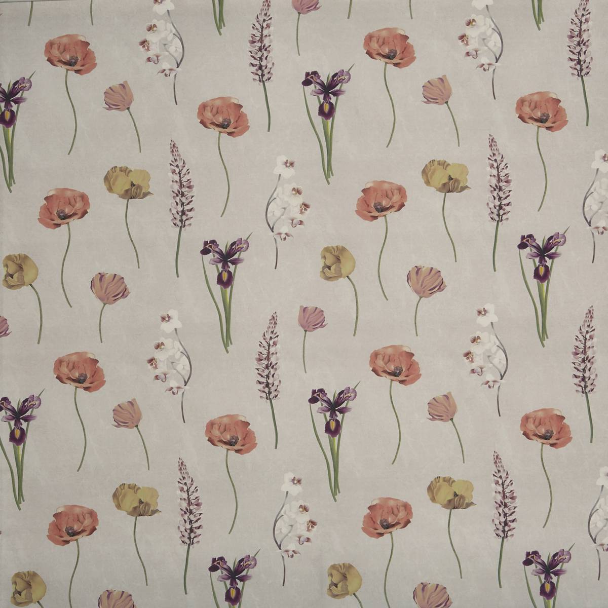 Flower Press Peach Blossom Fabric by Prestigious Textiles