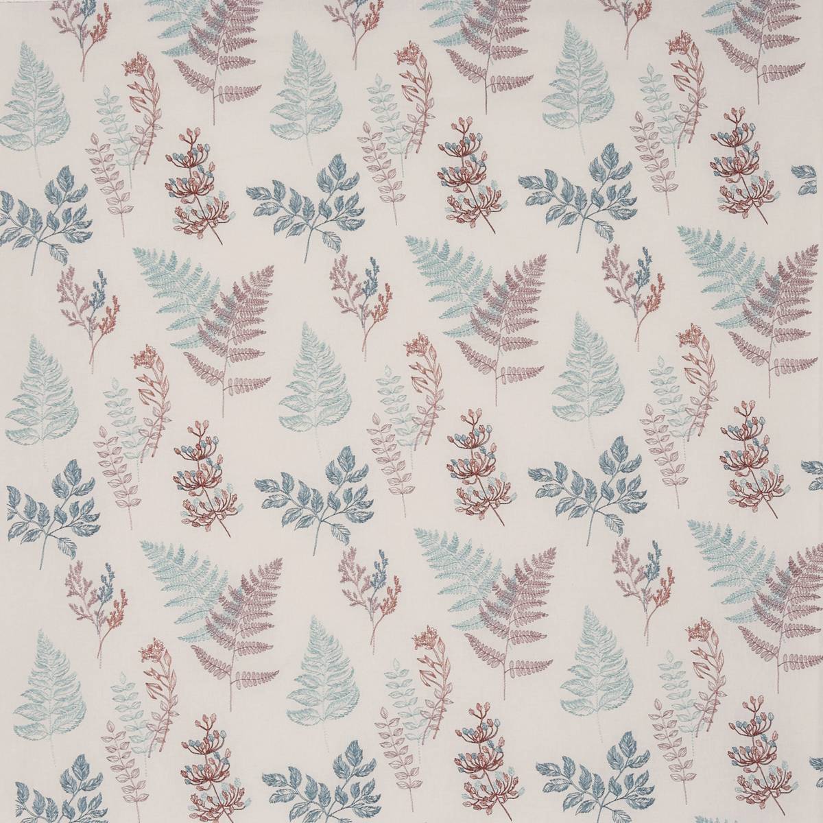 Sprig Rose Water Fabric by Prestigious Textiles
