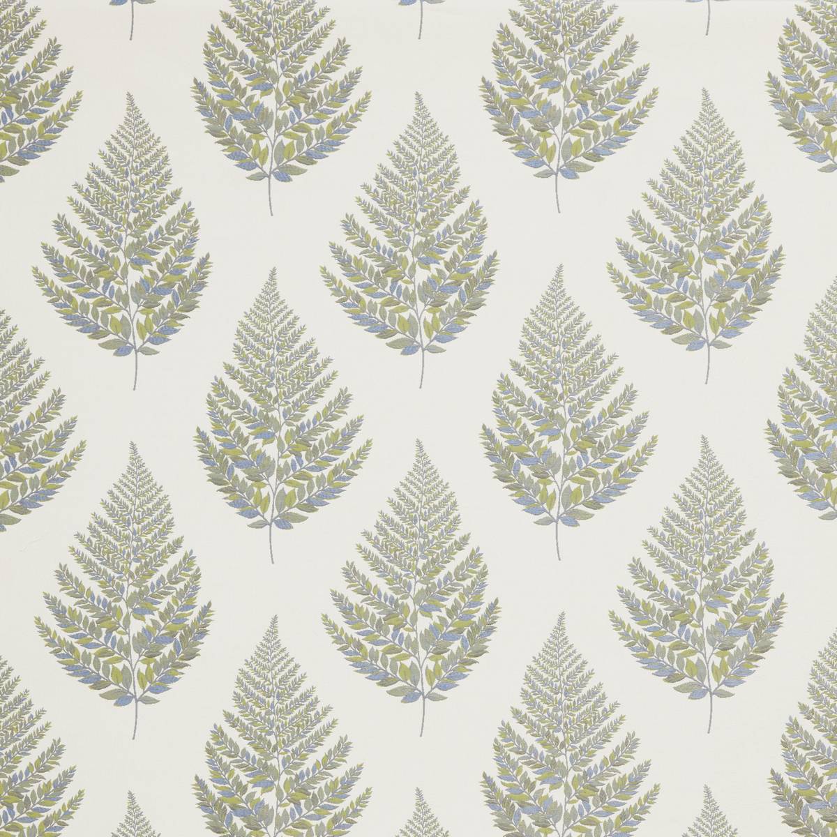 Frond Olive Fabric by iLiv
