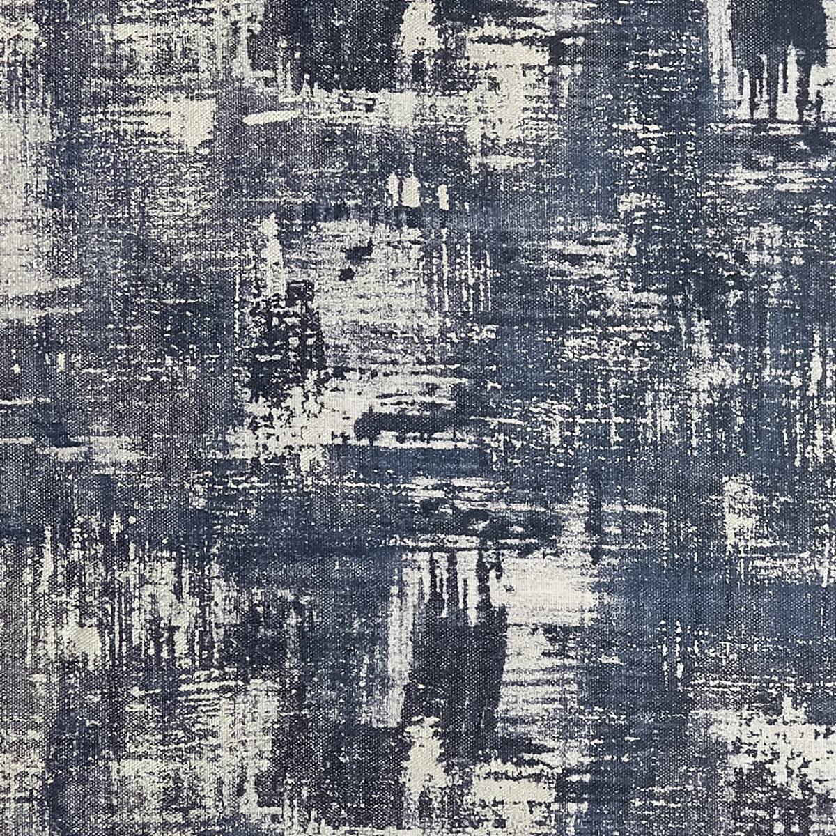 Tessellati Midnight/Gilver Fabric by Clarke & Clarke