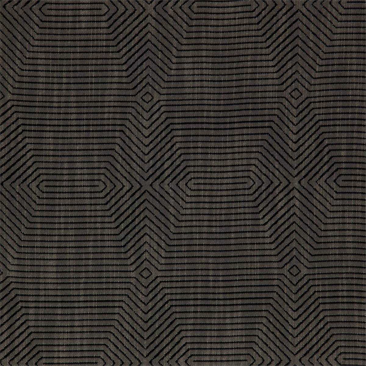 Symmetry Liquorice Fabric by Harlequin