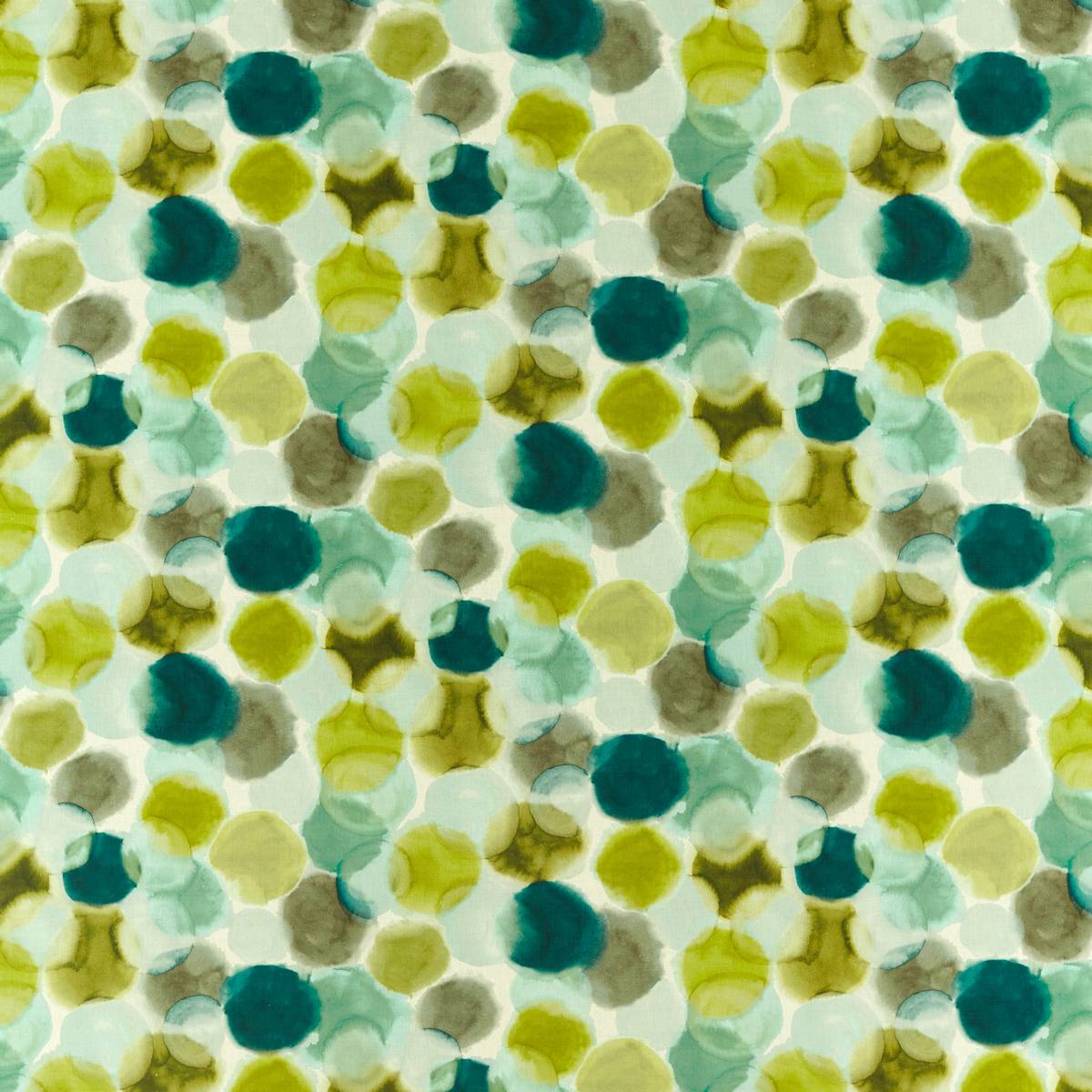 Selenic Chartreuse/Topaz Fabric by Harlequin