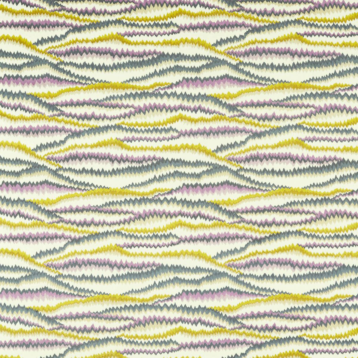 Tremolo Aubergine/Chartreuse Fabric by Harlequin