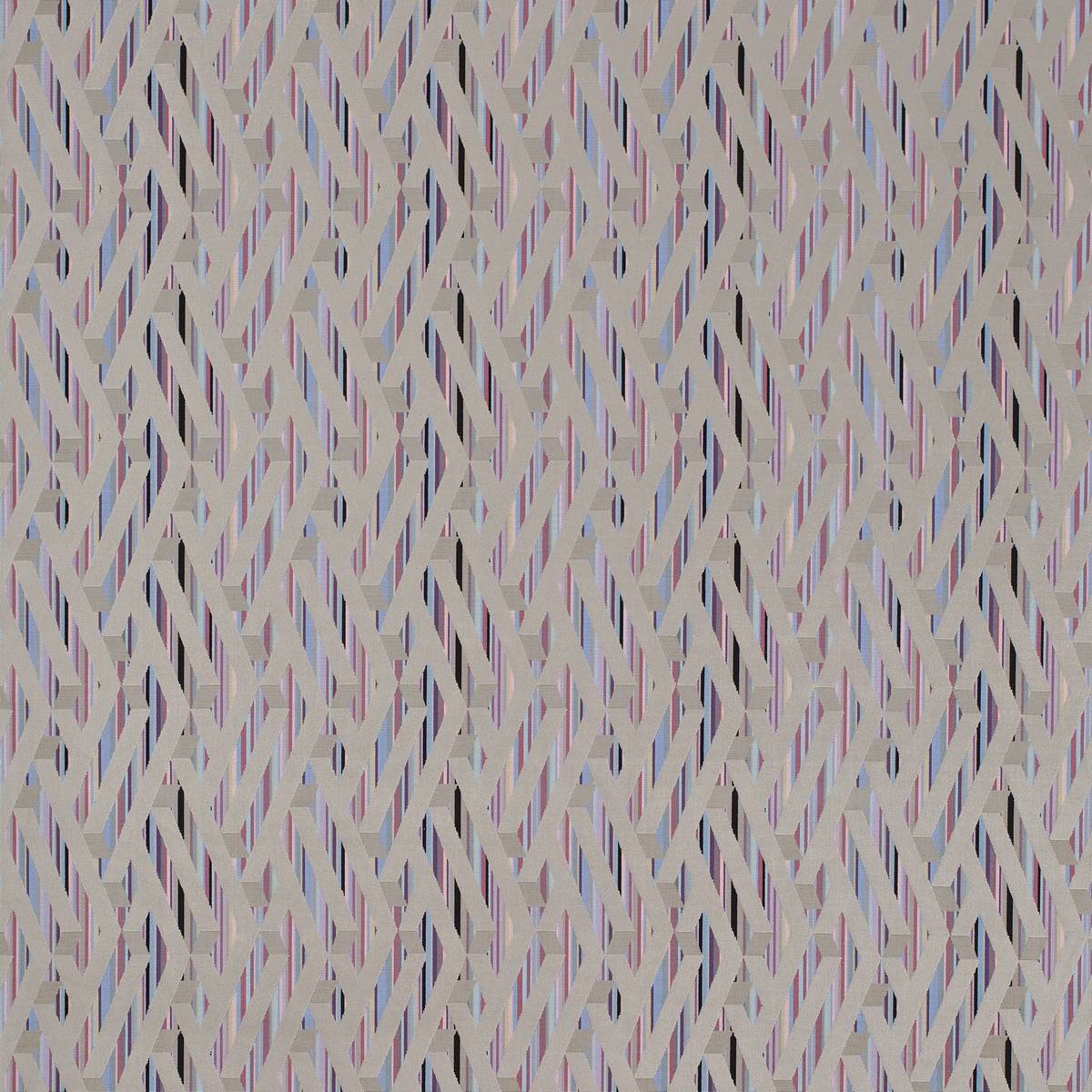 Makena Heather/Berry/Truffle Fabric by Harlequin
