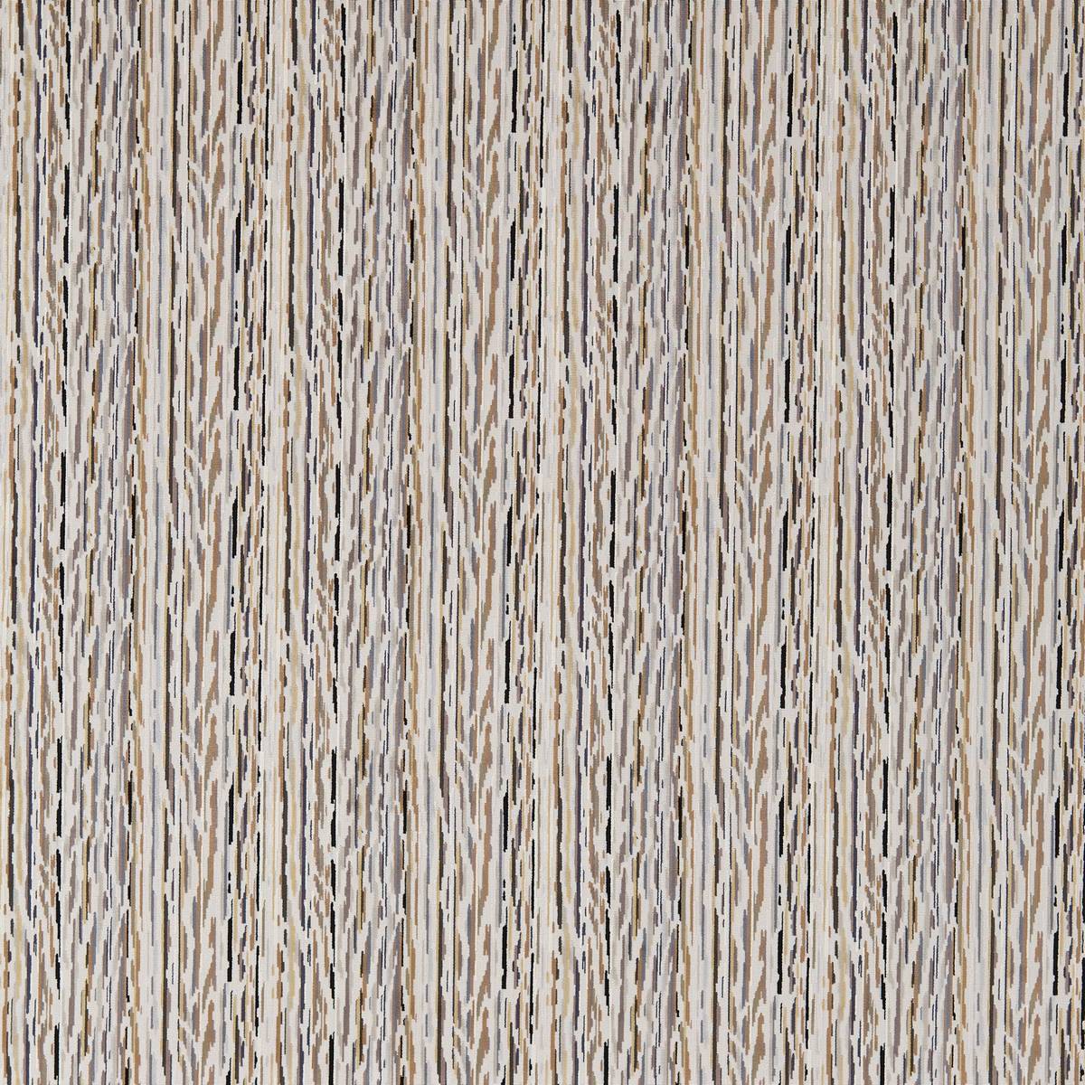 Nuru Camel/Slate/Ivory Fabric by Harlequin