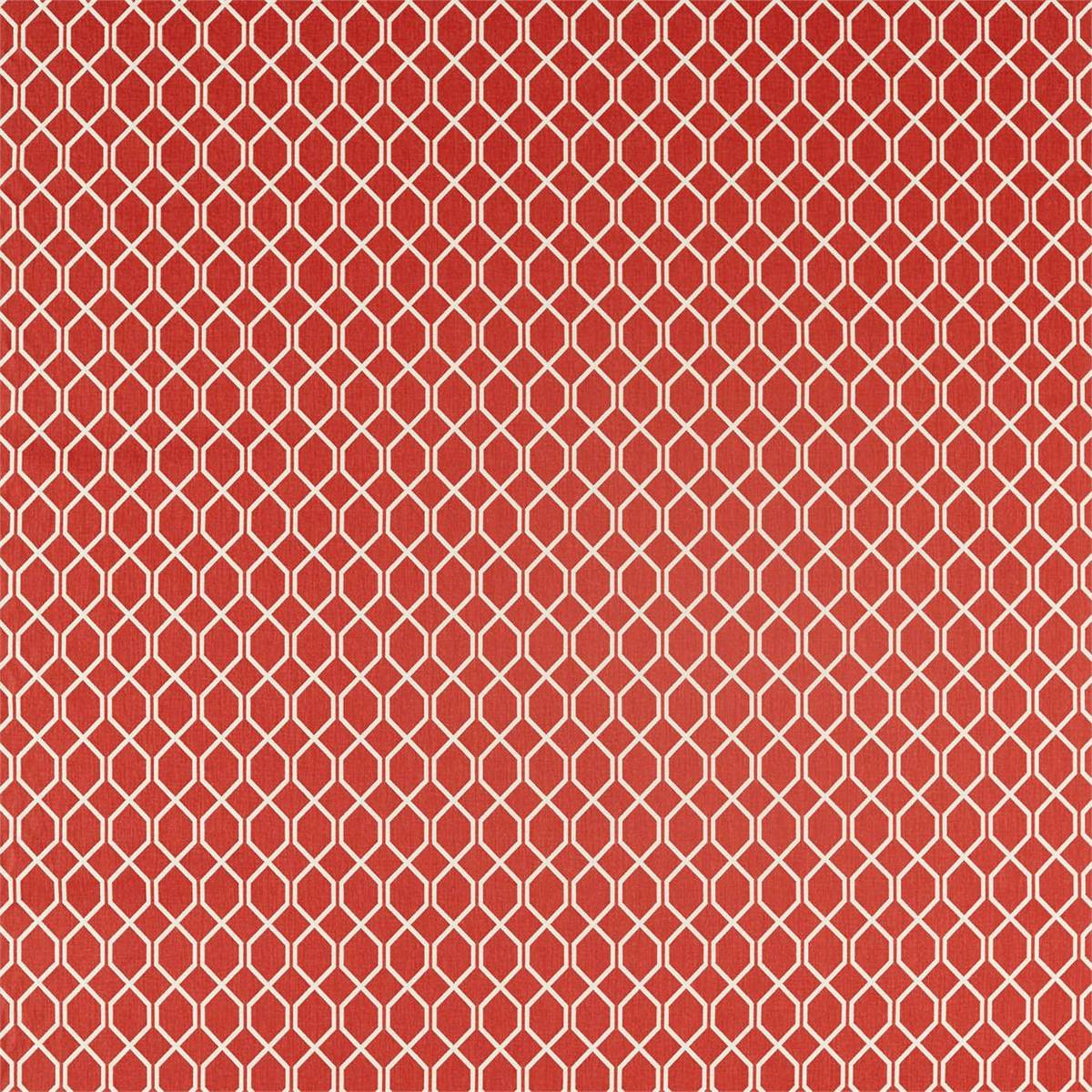 Botanic Trellis Bengal Red Fabric by Sanderson