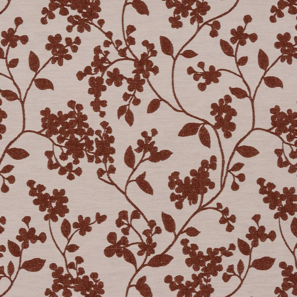 Sakura Orange Fabric by Porter & Stone