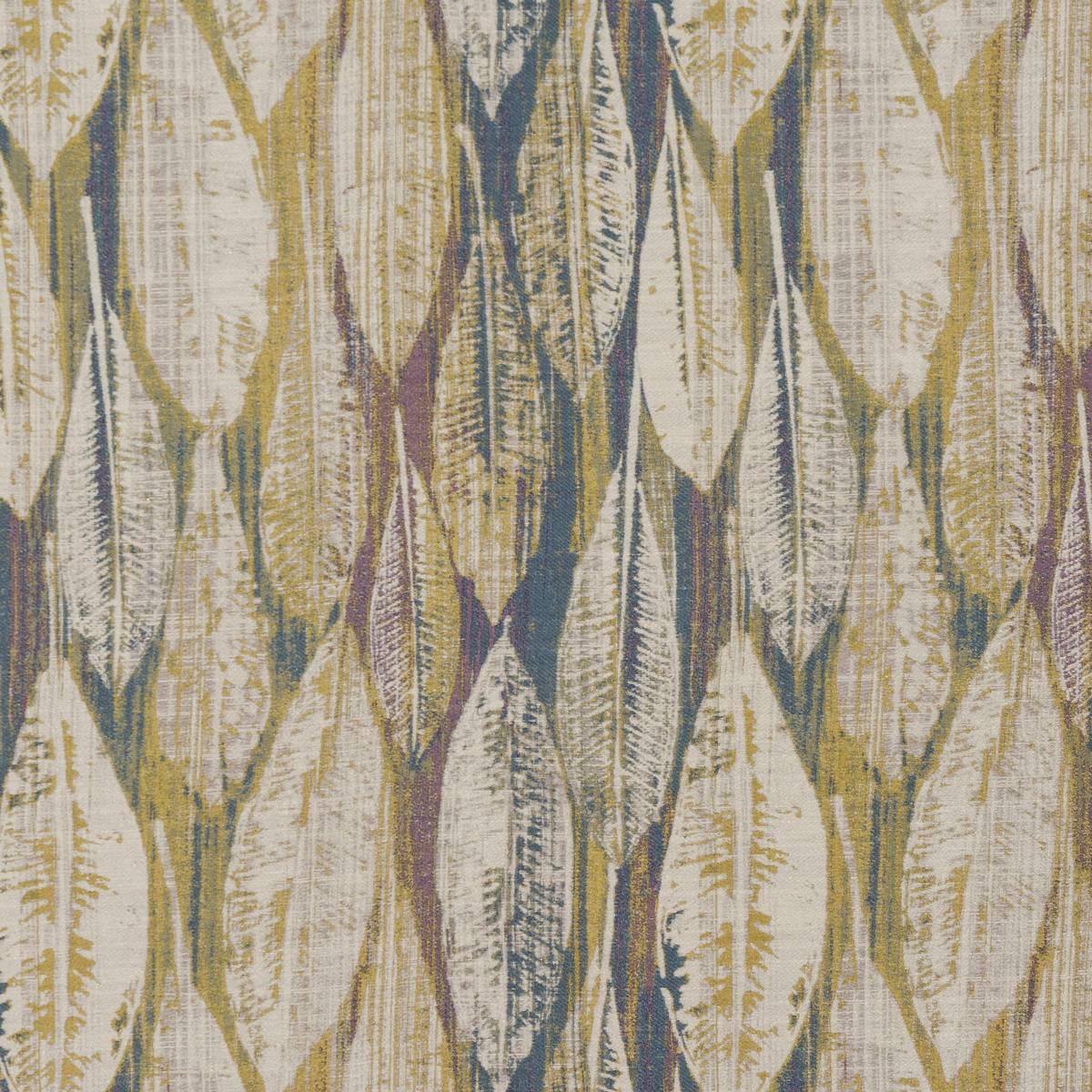 Volterra Ochre Fabric by Porter & Stone