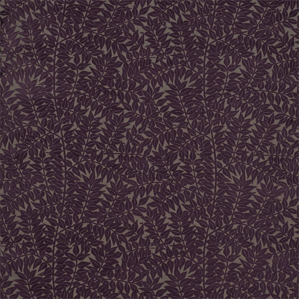 Branch Plum/Loam Fabric by William Morris & Co.