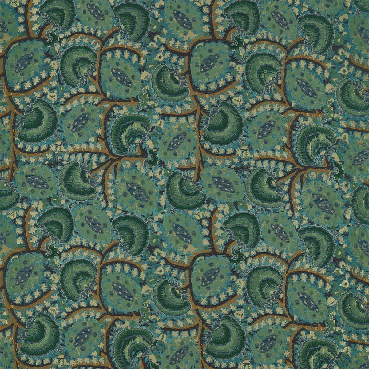 Suzani Archive Weave Serpentine Fabric by Zoffany