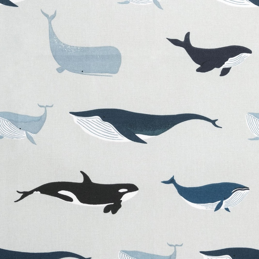 Whales Fabric by Sophie Allport