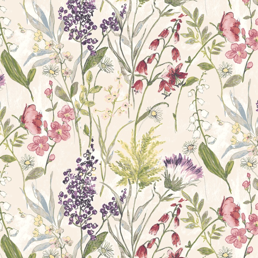 Botanical Chintz Fabric by Edinburgh Weavers