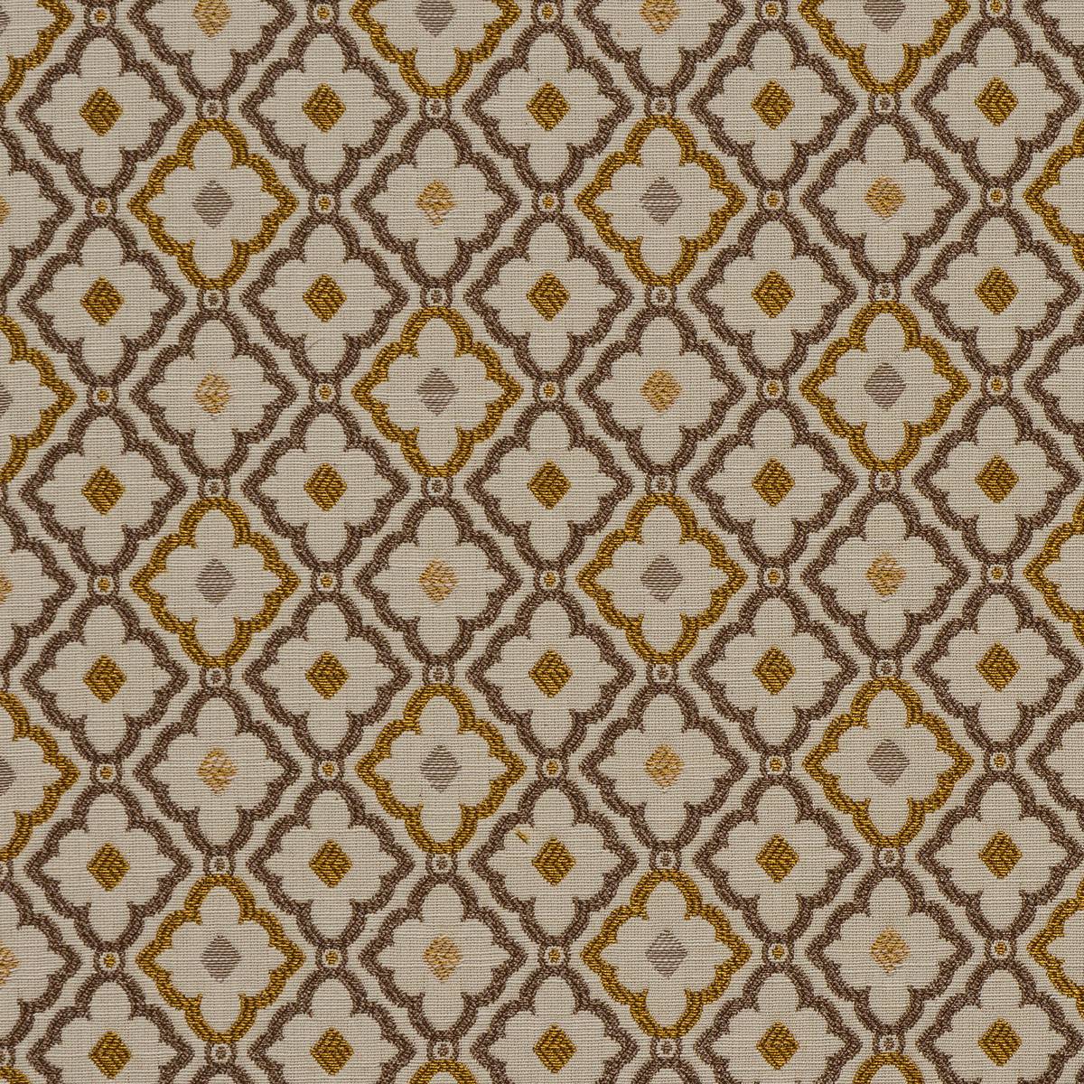 Flavia Gold Fabric by Fryetts