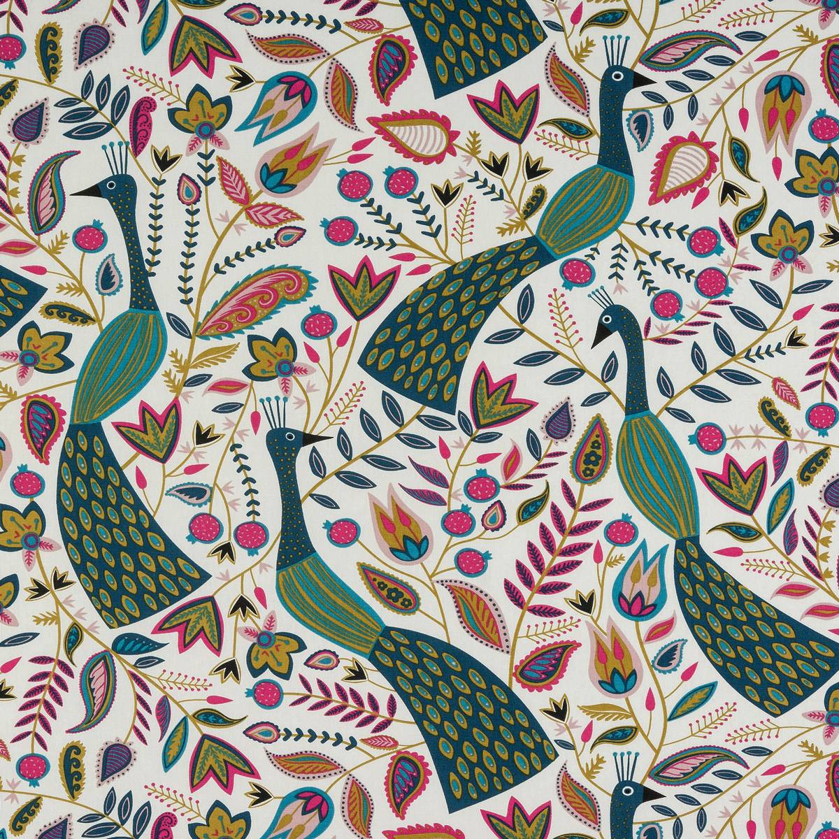 Peacock Teal Fabric by Fryetts