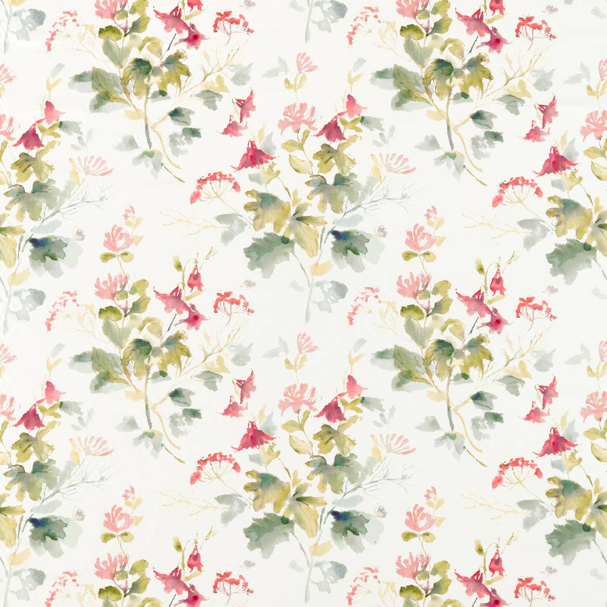 Honey Flowers Fuchsia/Rose Fabric by Sanderson