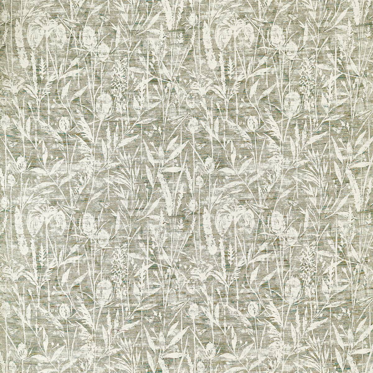 Violet Grasses Moss Fabric by Sanderson
