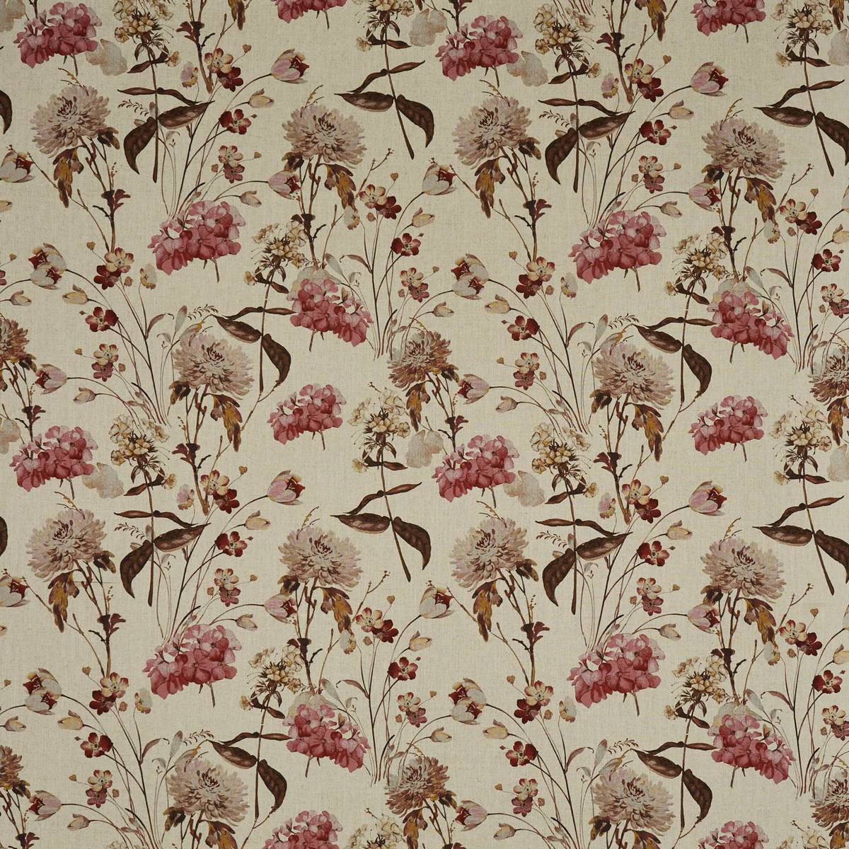 Chiswick Woodrose Fabric by Prestigious Textiles