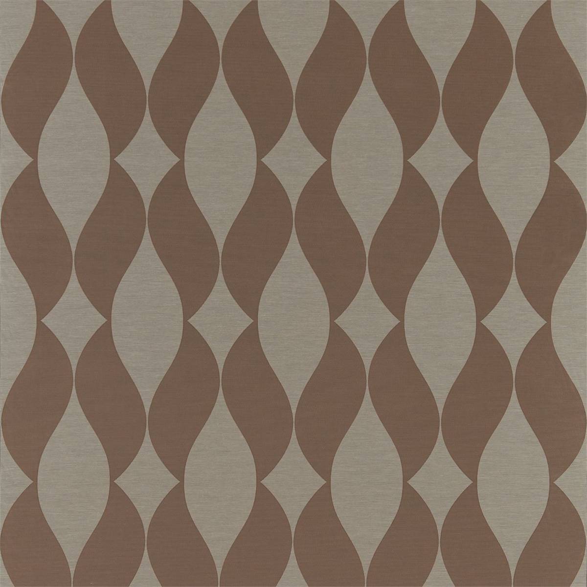 Form Coffee and Fawn Fabric by Harlequin