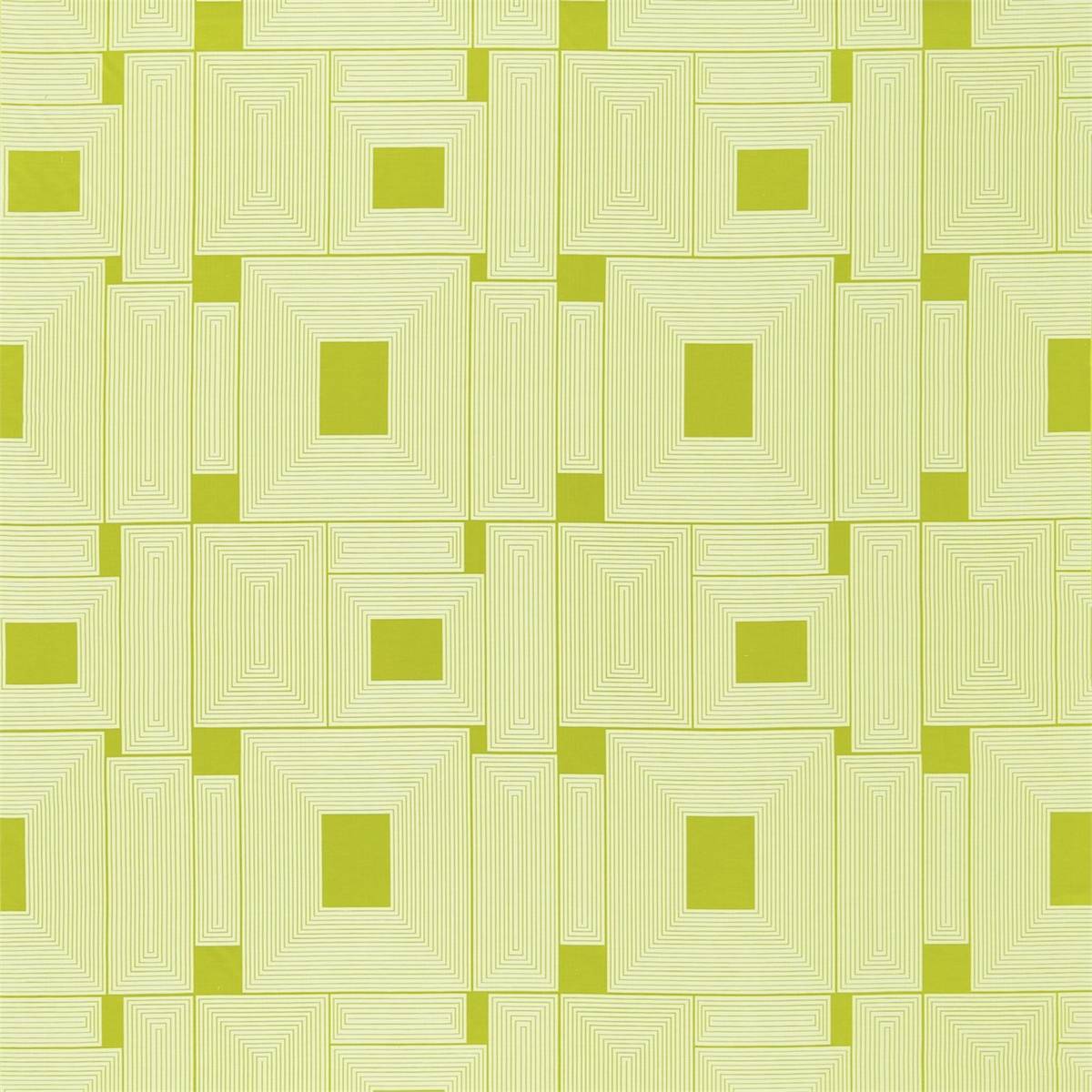 Maze Lime Fabric by Harlequin